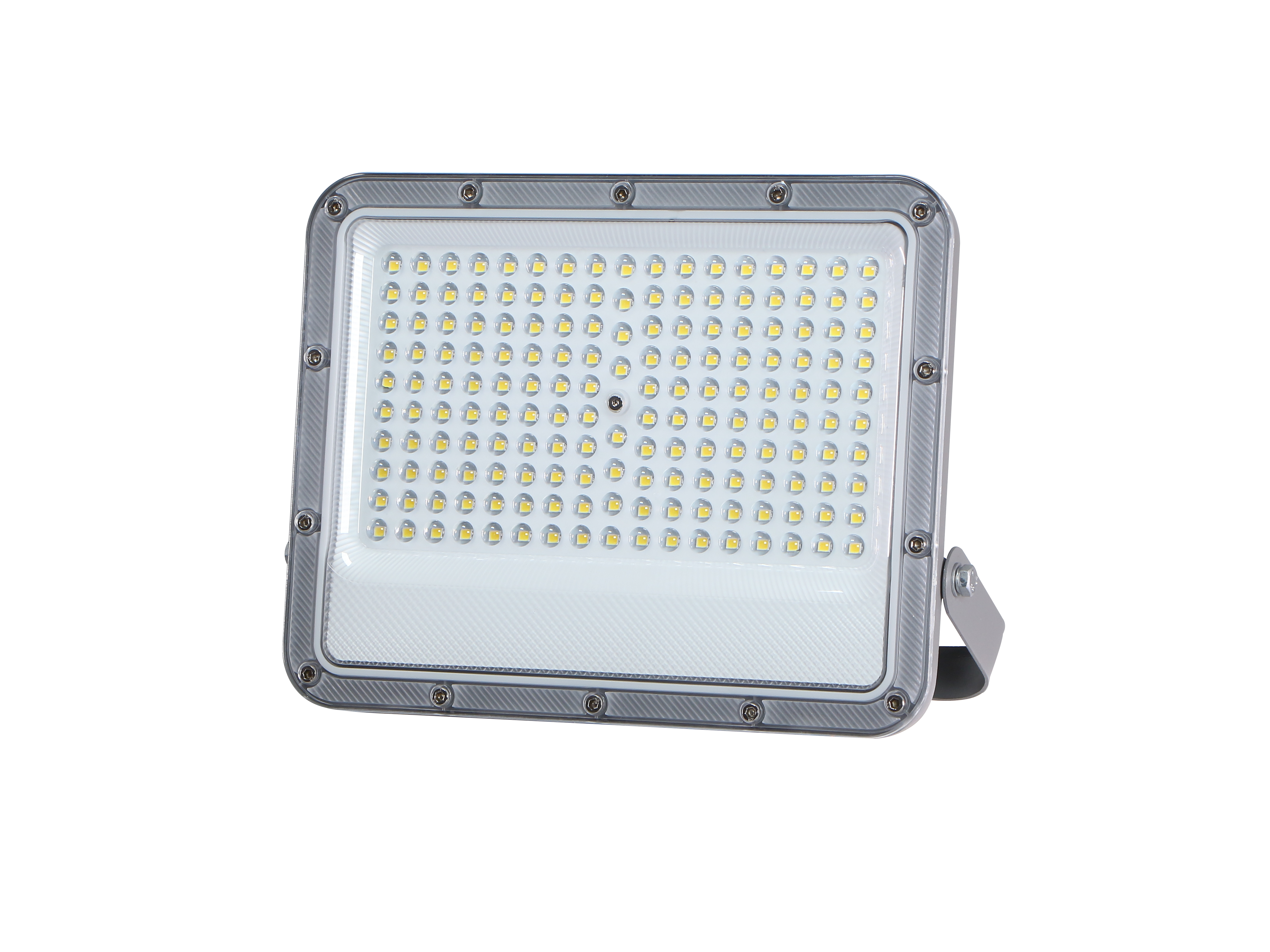 Đèn led pha thấu kính KINGECO 100w, vỏ xám, Chip LUMILEDS 2835